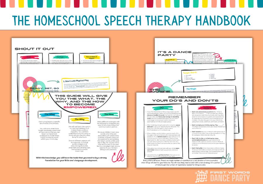 A guide for homeschool speech therapy.