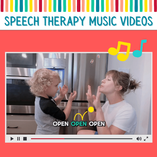 Music and speech therapy videos within a video player.