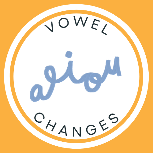 A song cover for vowel changes, a daddy and mommy song, featuring the five vowels.