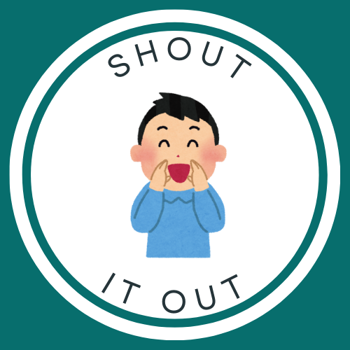 A song cover for Shout It Out featuring a child shouting out a diphthong vowel sound.