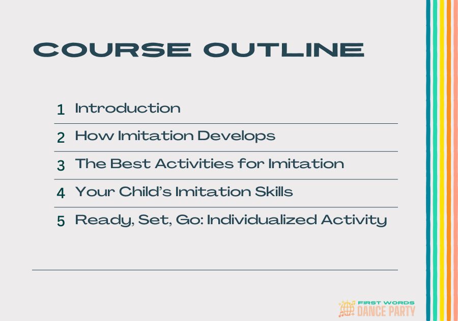 Speaking delay parent course outline